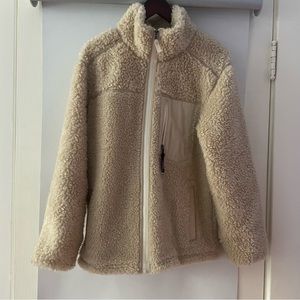 BNWT Retro-X Fleece Coat in Dark Natural